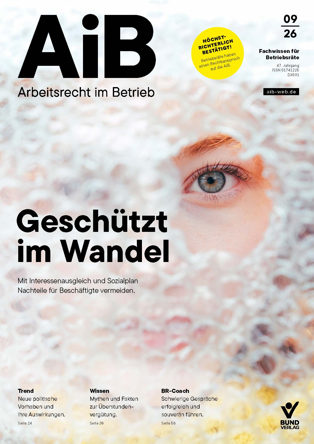 Aktuelles Titelbild AiB Magazin