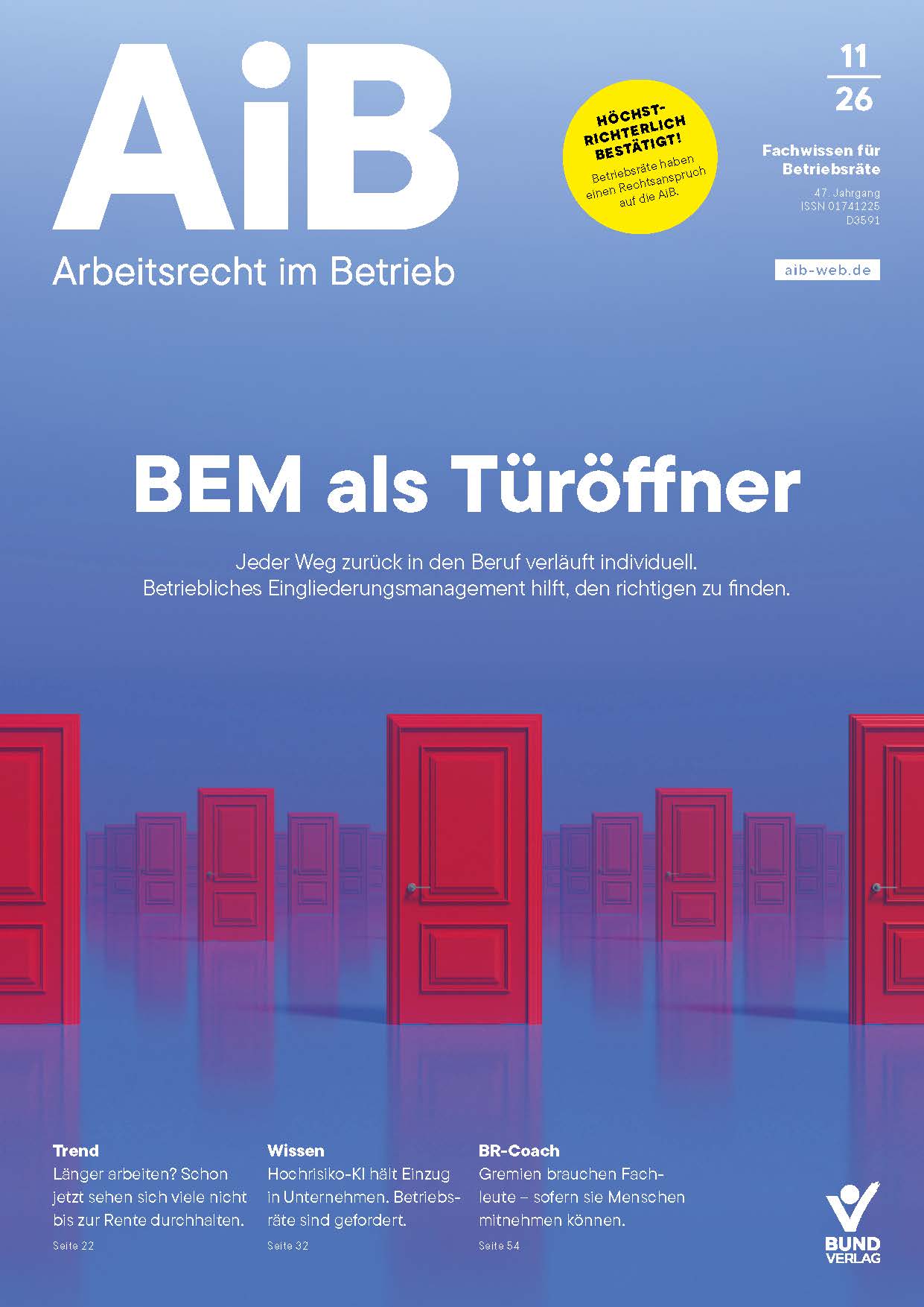 Aktuelles Titelbild AiB Magazin
